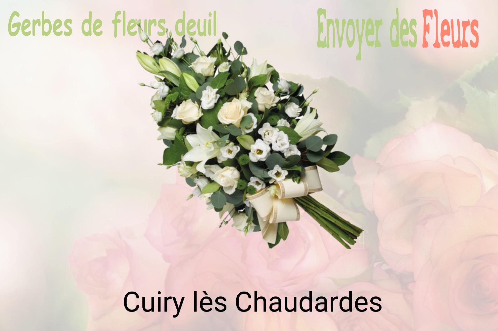 Gerbe de fleurs de deuil livrée à Cuiry-lès-Chaudardes